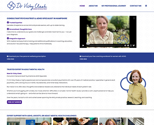 Dr Vicky Cleak, Paperback Designs Website Portfolio