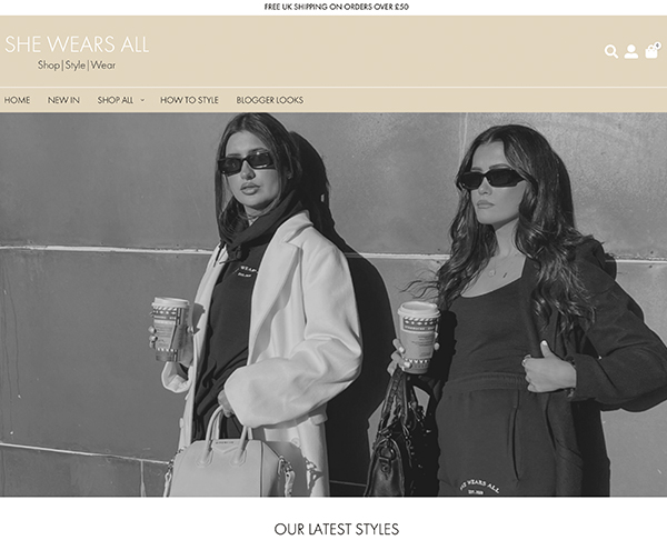 She Wears All Paperback Designs Website Portfolio